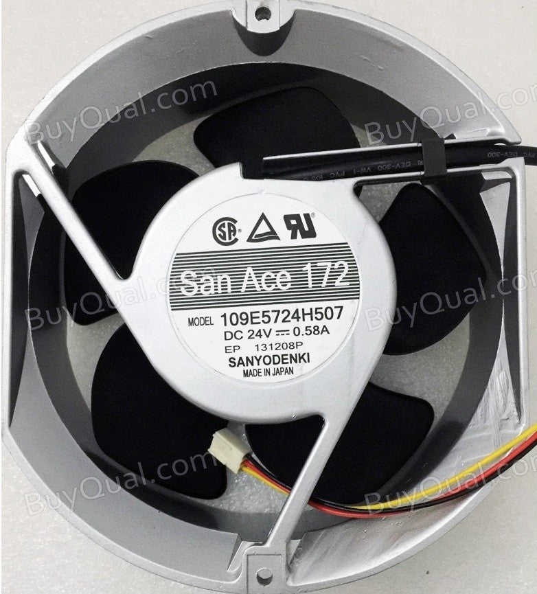 Sanyo 109E5724H507 24V 0.58A 3wires Cooling Fan Sanyo 109E5724H507 24V 0.58A 3wires Cooling Fan